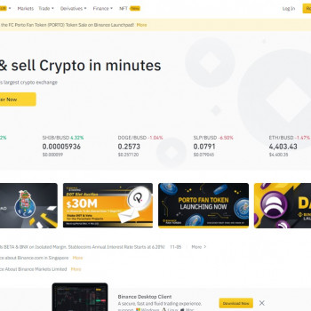 Beitragsbild BNB Binance Coin / Token Hauseigener Crypto Coin der Krypto Währungsbörse Binance